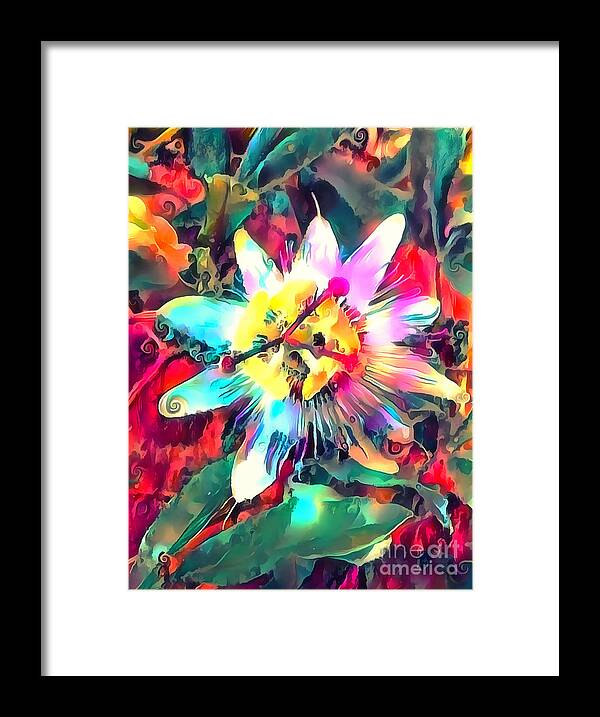 Floral Framed Print featuring the photograph Passionflower by Jack Torcello