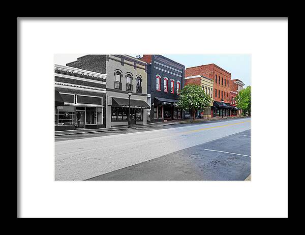 Selective Color Framed Print featuring the photograph Past Meets Present by Doug Camara