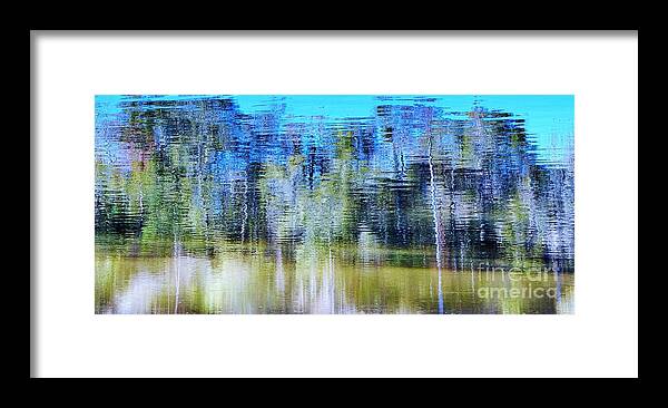 Reflections Framed Print featuring the photograph Pastel Affects by Jan Gelders
