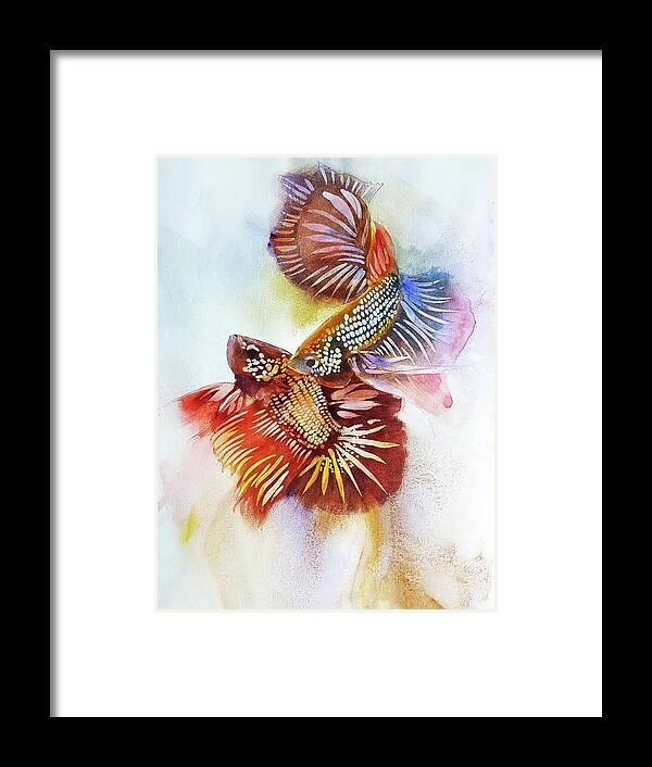 Bettas Framed Print featuring the painting Pastel by Betta Painter