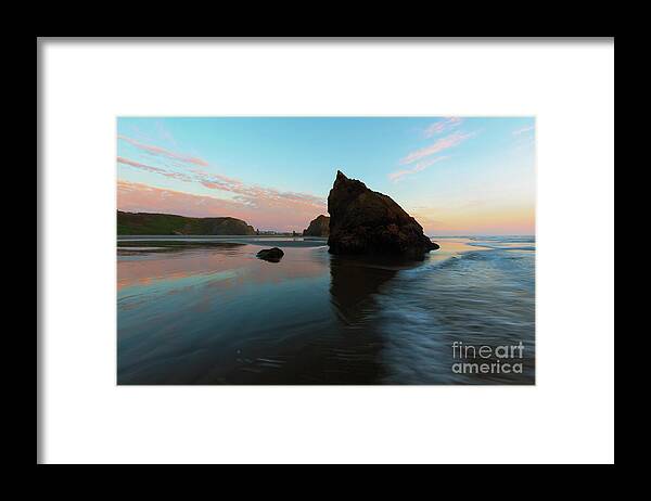Bandon Framed Print featuring the photograph Pastel Reflections by Michael Dawson
