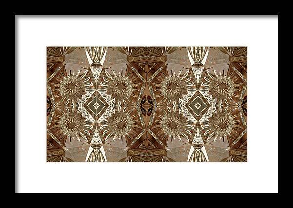 Decor Framed Print featuring the digital art Patch Graphic #34 by Scott S Baker