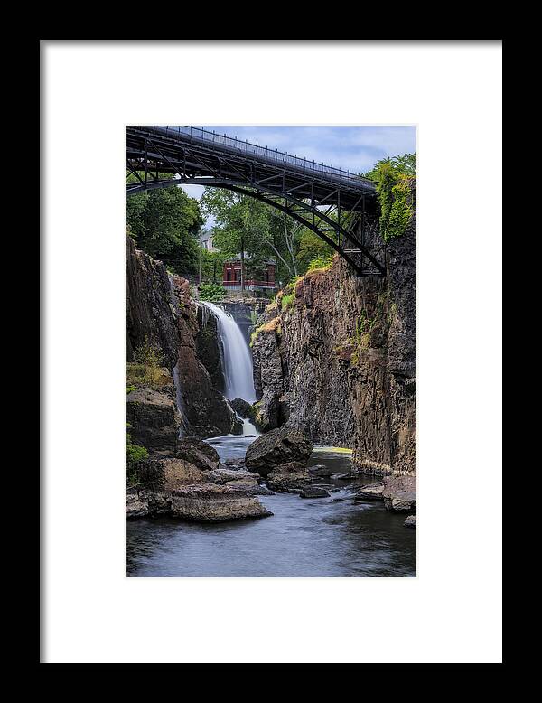 Great Falls Framed Print featuring the photograph Paterson Great Falls III by Susan Candelario