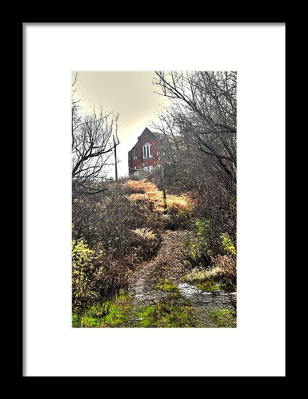  Framed Print featuring the photograph Path to Salvation by Melissa Newcomb