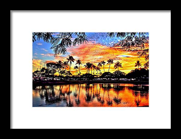 Hawaii Framed Print featuring the photograph Path To The Sea by DJ Florek