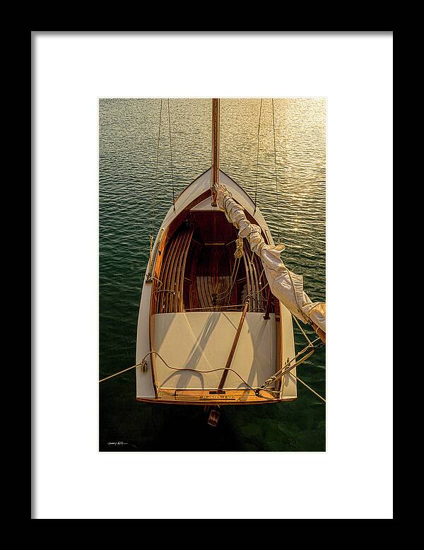 Boat Framed Print featuring the photograph Patiently waiting by Gary Felton