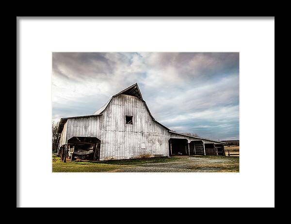 Old Barns Framed Print featuring the photograph Payne Barn by Cynthia Wolfe