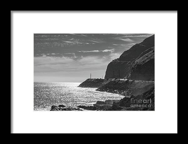 Central Coast May 2018 Framed Print featuring the photograph PCH afternoon by Jeff Hubbard