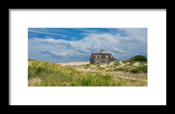 Obx Framed Print featuring the photograph Pea Island Panorama by Cyndi Goetcheus Sarfan