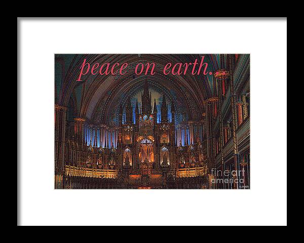  #cathedral #photography Framed Print featuring the photograph Peace by Jacquelinemari