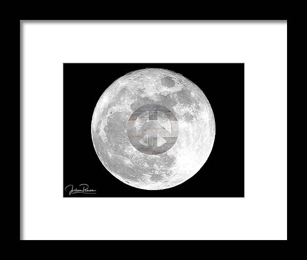 Peace Framed Print featuring the photograph Peace Moon by Jackson Pearson