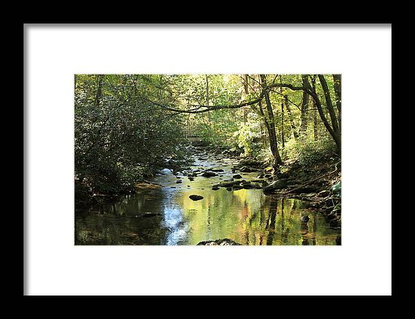 South Mountain Framed Print featuring the photograph Peaceful Creek by Karen Ruhl