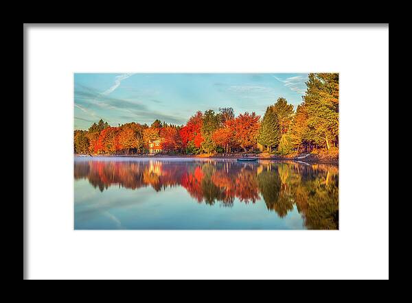 Mark Papke Framed Print featuring the photograph Peaceful Morning by Mark Papke
