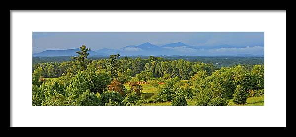 Peaks Of Otter Framed Print featuring the photograph Peaks of Otter After The Rain by The James Roney Collection