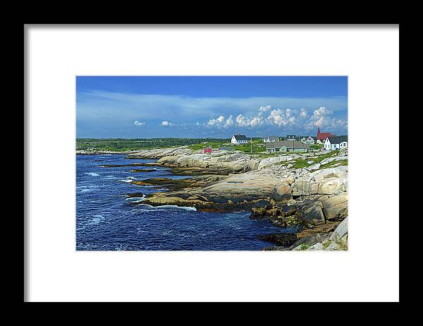 Peggy's Cove Framed Print featuring the photograph Peggy's Cove by Rodney Campbell