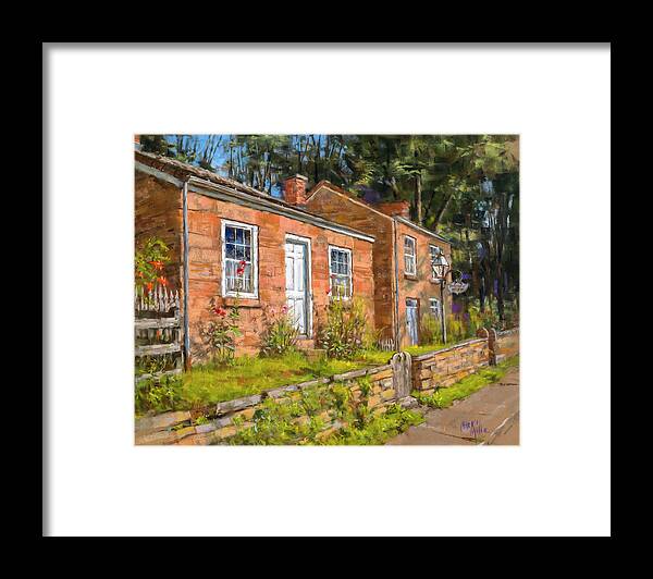 Mark Mille Framed Print featuring the painting Pendarvis House by Mark Mille