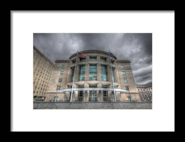 Harrisburg Framed Print featuring the photograph Pennsylvania Judicial Center by Shelley Neff