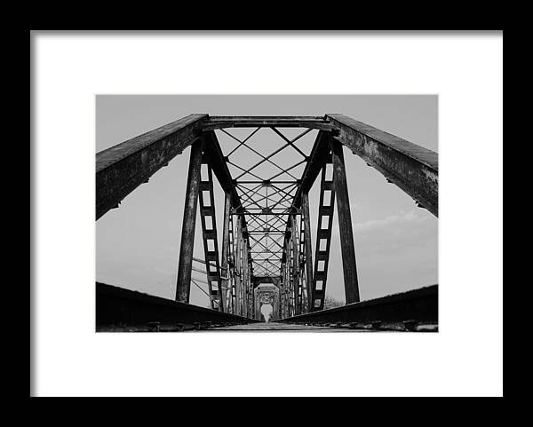 Union Pacific Framed Print featuring the photograph Pennsylvania Steel Co. Railroad Bridge by Nathan Little