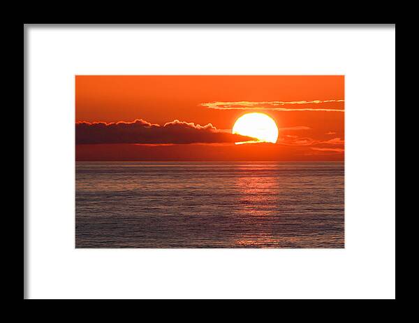 Sunset Framed Print featuring the photograph Perfect II by Don Mennig