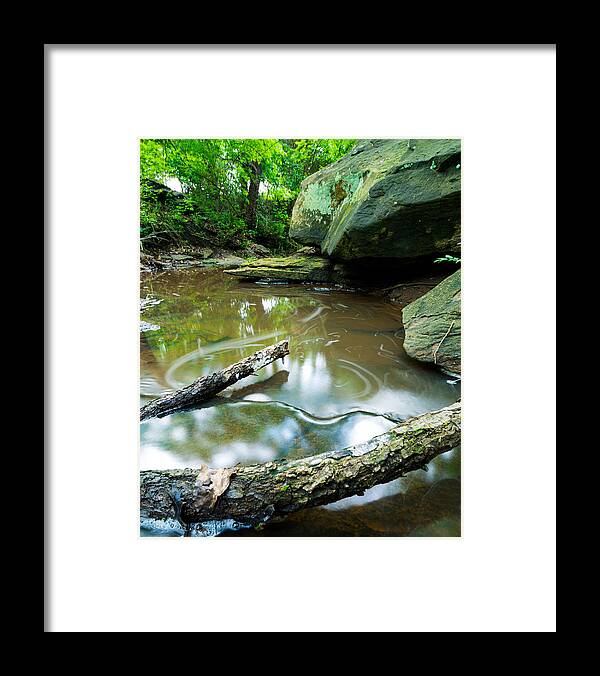 Oklahoma Framed Print featuring the photograph Peter's Creek by Hillis Creative