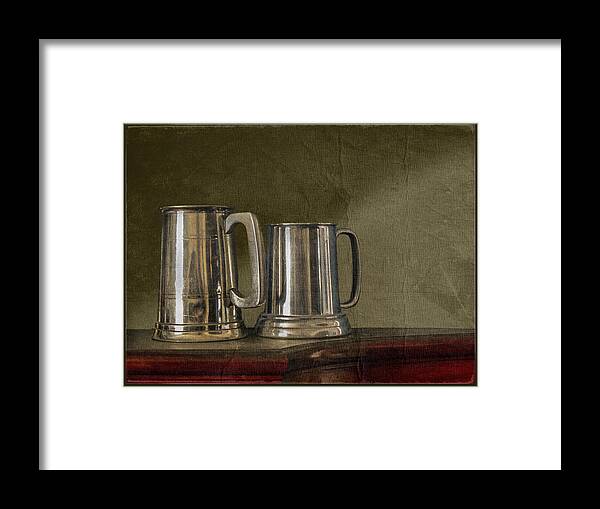 Still Life Framed Print featuring the photograph Pewter Tones by John Anderson