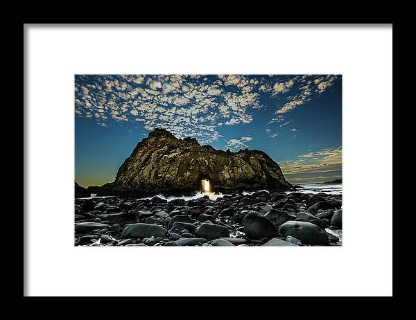 Phieffer Beach Framed Print featuring the photograph Phieffer by Mario Mariscal