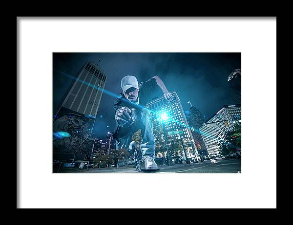 Dj Just Nick Framed Print featuring the photograph Pics by Nick by Nicholas Grunas