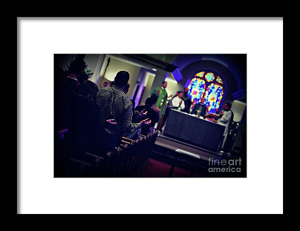 Our Father Framed Print featuring the photograph Picture of Faith by Frank J Casella