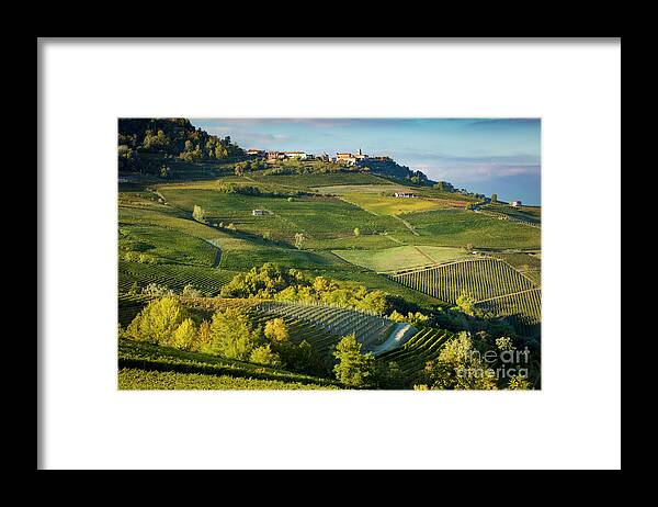 Italy Framed Print featuring the photograph Piemonte Countryside by Brian Jannsen