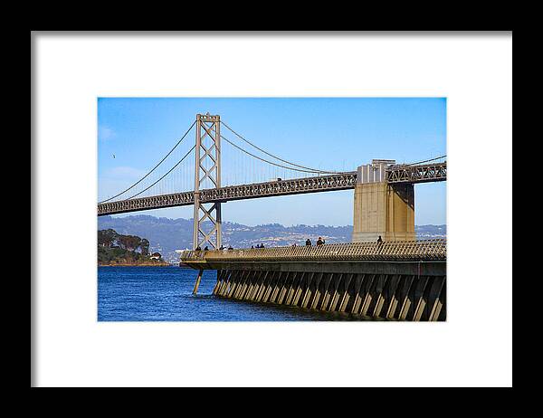 Bonnie Follett Framed Print featuring the photograph Pier 14 San Francisco by Bonnie Follett