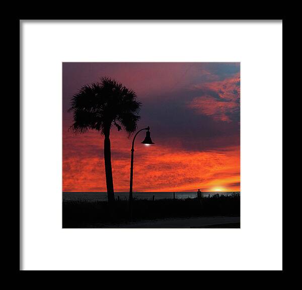 South Caroliina Sunrise Framed Print featuring the photograph Pier 2 Sunrise by Joe Granita