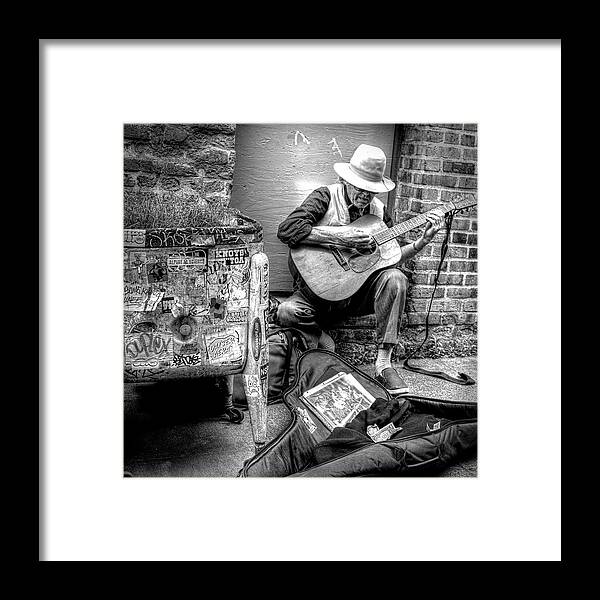 Photograph Framed Print featuring the photograph Pike Market Solo by Greg Sigrist