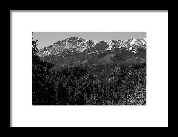 Bald Mountain Framed Print featuring the photograph Pikes Peak Spring by Steven Krull
