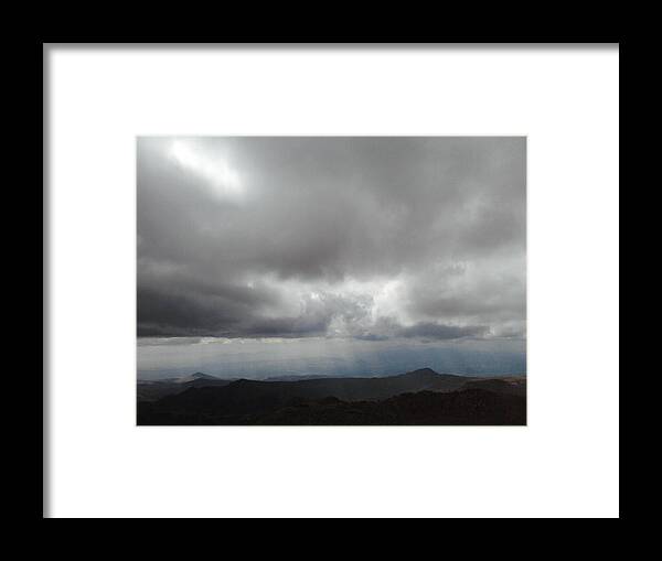 Pike's Peak Framed Print featuring the photograph Pikes Peak by Tambra Nicole Kendall