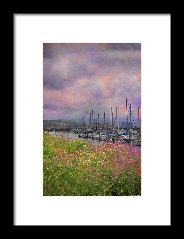 Harbor Framed Print featuring the photograph Pillar Point Harbor by Patricia Dennis