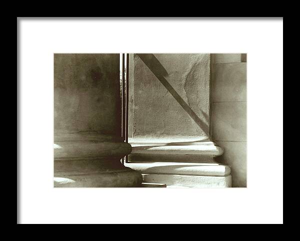 Landscape Framed Print featuring the photograph Pillars of Strength by Jean Wolfrum