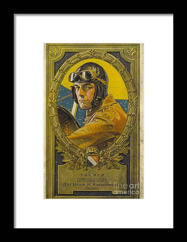 Joseph Christian Leyendecker Framed Print featuring the painting Pilot by MotionAge Designs