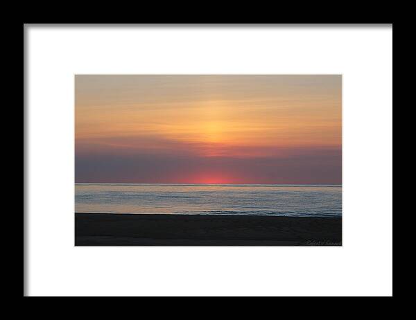 Pink Framed Print featuring the photograph Pink Dawn by Robert Banach