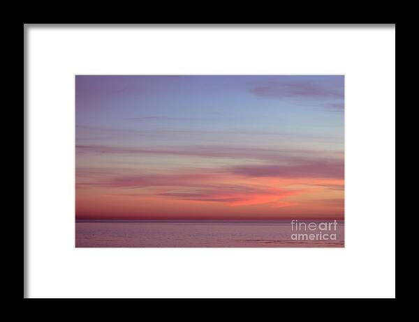 Pink Sunset Framed Print featuring the photograph Pink Sunset by Ana V Ramirez