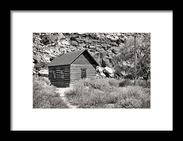 Pioneer Framed Print featuring the photograph Pioneer Schoolhouse by Nicholas Blackwell