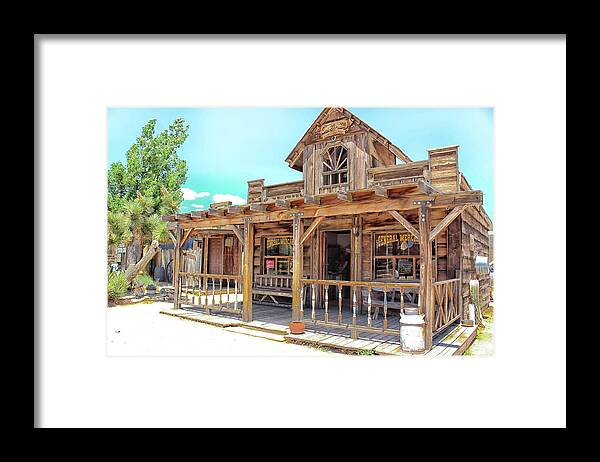 Pioneertown Framed Print featuring the photograph Pioneertown, USA by Alison Frank