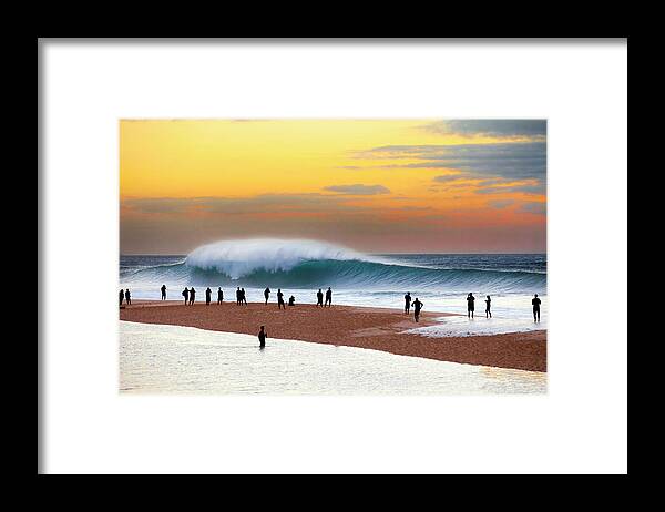 Surf Framed Print featuring the photograph Pipe Dream by Sean Davey