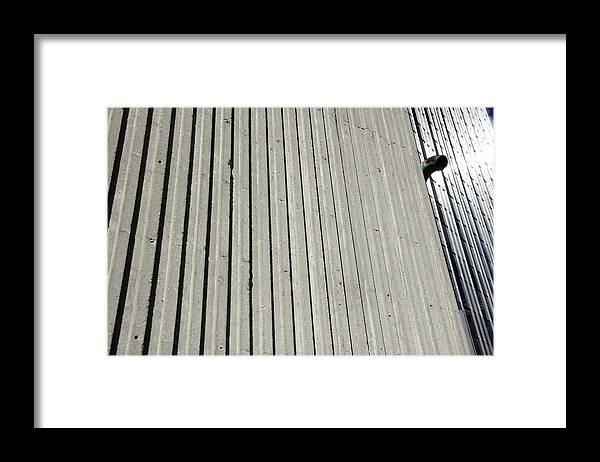 Urbam City Framed Print featuring the photograph Pipe Out by Kreddible Trout