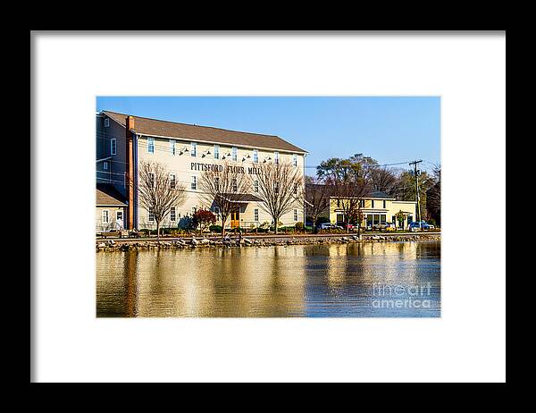 Bill Norton Framed Print featuring the photograph Pittsford Four Mill by William Norton