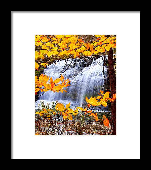 Berry Framed Print featuring the photograph Pixley Falls by Diane E Berry