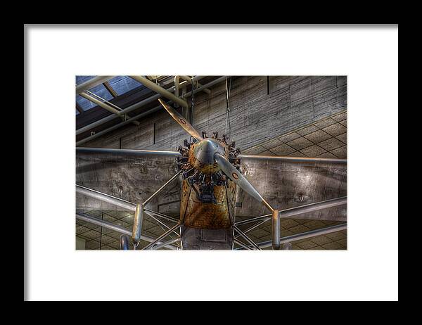 Spirit Of St Louis Airplane Framed Print featuring the photograph Spirit of St Louis Propeller Airplane by Marianna Mills