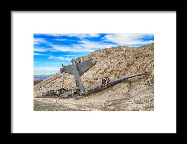 Plane Framed Print featuring the photograph Plane Wreck by Teresa Zieba