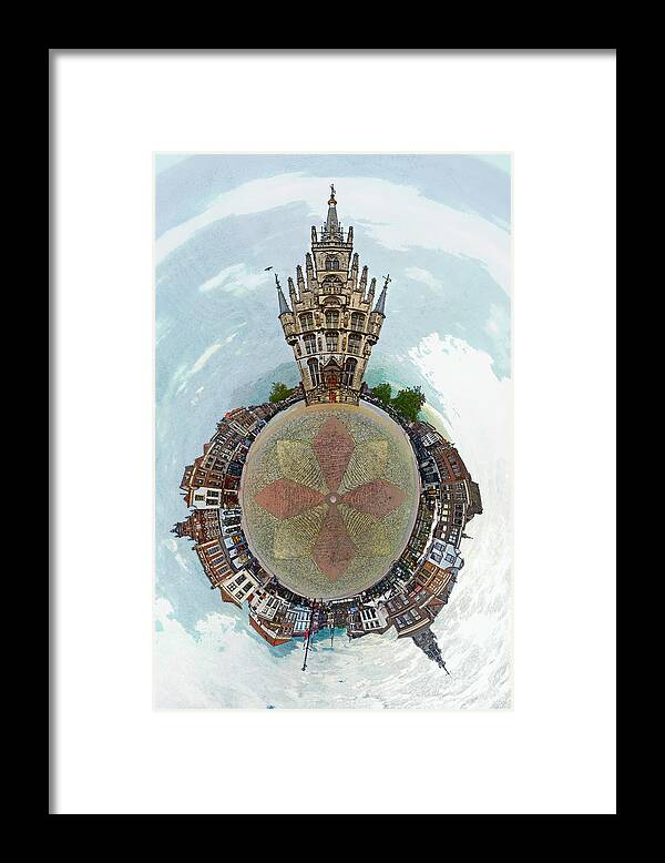 Planet Framed Print featuring the photograph Planet Gouda by Frans Blok