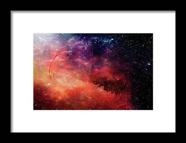 Planet Framed Print featuring the photograph Planetary Soul Violet by Christina VanGinkel