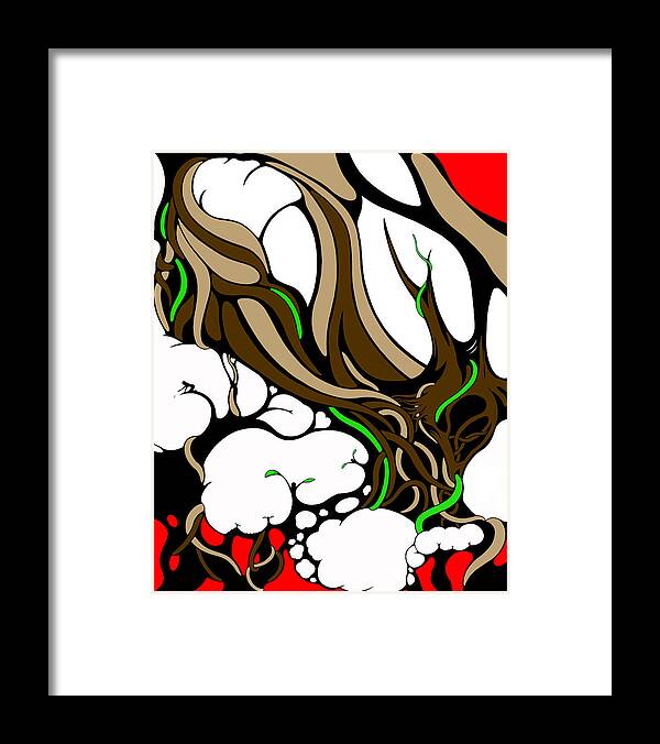 Female Framed Print featuring the digital art Planted by Craig Tilley